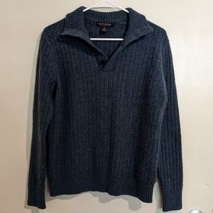 Banana republic Henley recycled wool sweater
